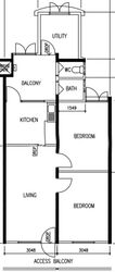 Blk 120 Ho Ching Road (Jurong West), HDB 3 Rooms #533500911
